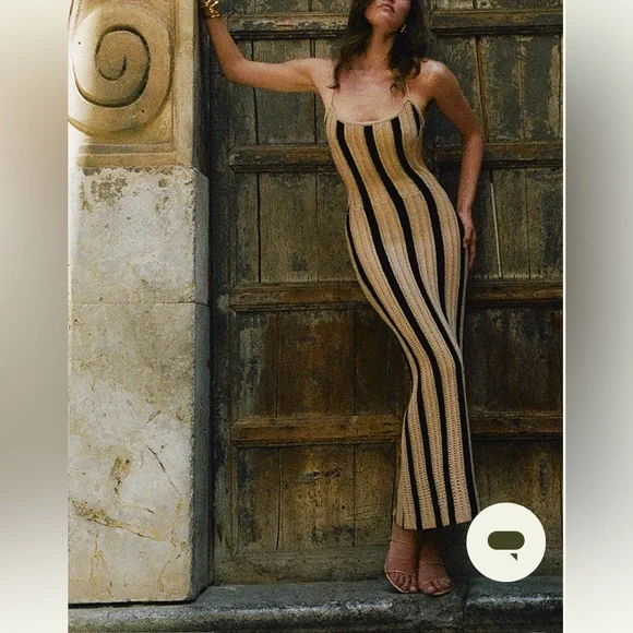 Meshki Shepherd Crochet Maxi Dress - Picture 2 of 5